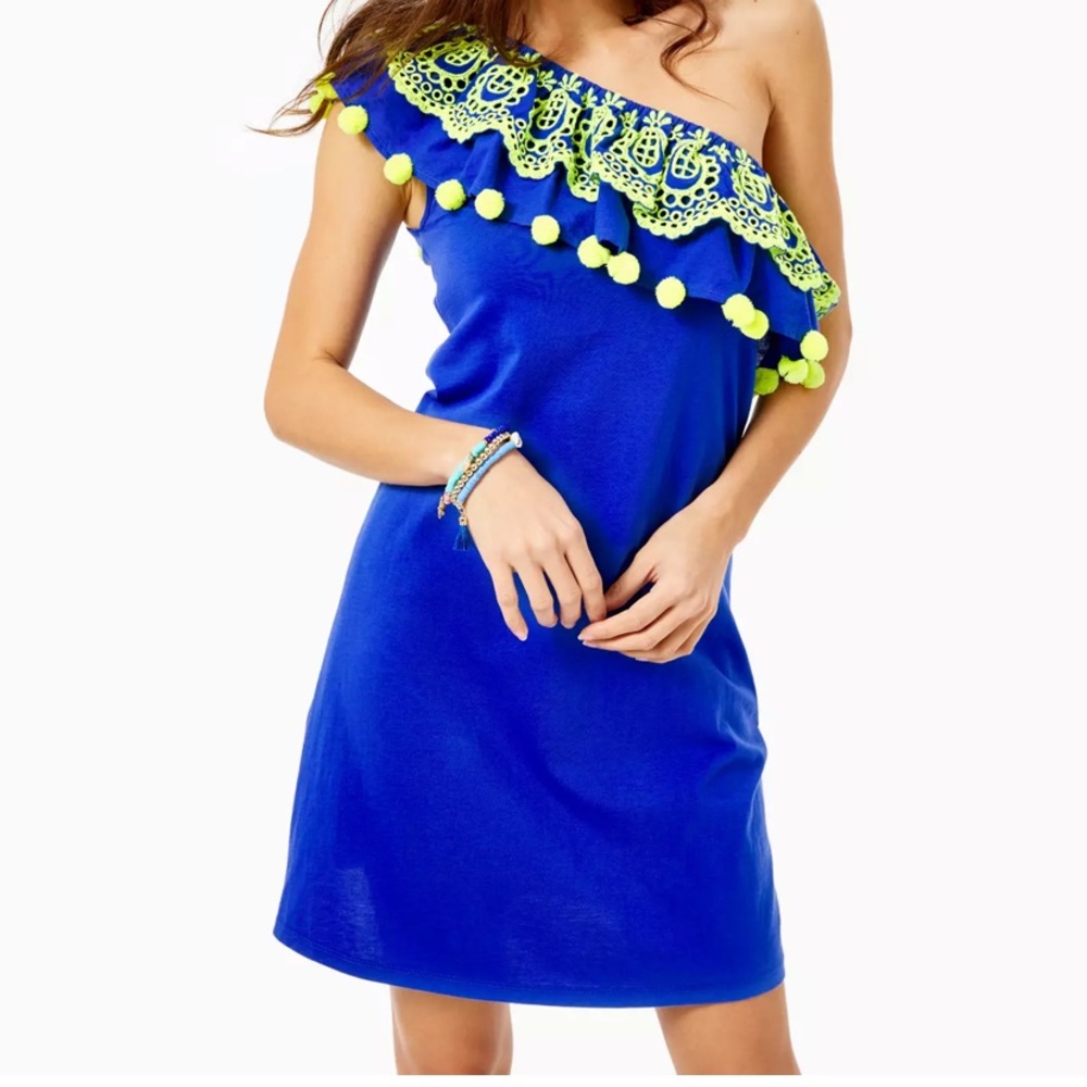 Idara One Shoulder Dress Lily Pulitzer